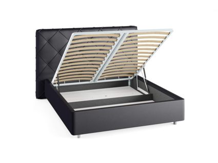 Кровать Сонум Manhattan Вельвет Латте (с подъемным механизмом) 200х200