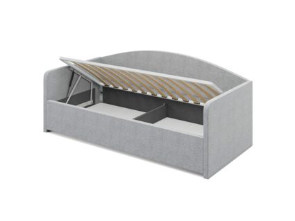 Кровать Сонум Uno Рогожка Мокко (с подъемным механизмом) 80х200