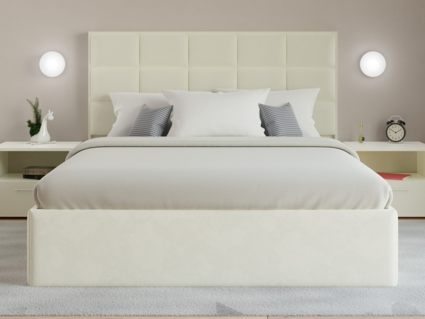 Кровать Lonax Адель велюр Dolly-13 (с подъемным механизмом)