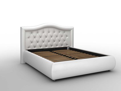 Кровать Sleeptek Premier 6 Экокожа White (с подъемным механизмом) 269