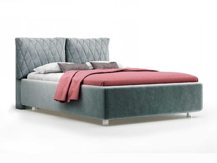 Кровать Nuvola Celeste Velutto 32 160х200