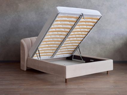 Кровать Сонум Valencia Рогожка Графит (с подъемным механизмом) 180х190