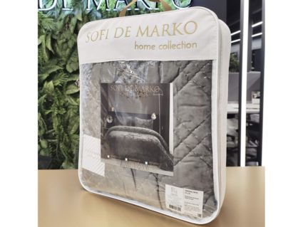 Покрывало Софи де Марко Селена (антрацит) 160х220