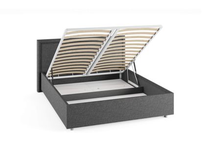 Кровать Сонум Bergamo Рогожка Мокко (с подъемным механизмом) 140х190