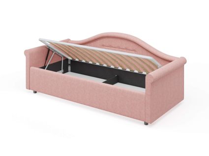 Кровать Сонум Maria Рогожка Графит (с подъемным механизмом) 90х200