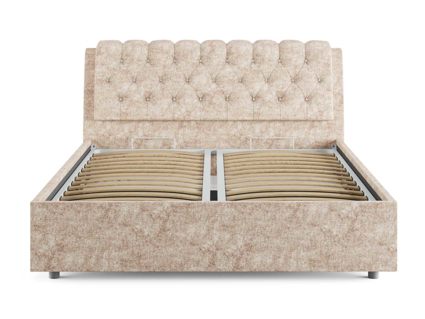 Кровать Сонум Olivia Экокожа Коричневый (с подъемным механизмом) 80х190