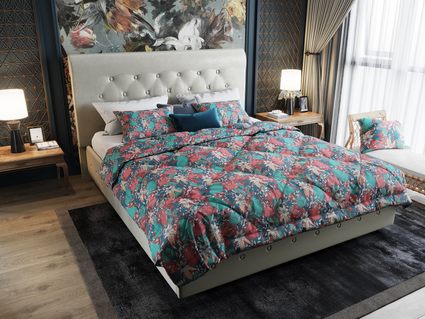 Кровать Димакс Андрия Крем с подъемным механизмом 160х190