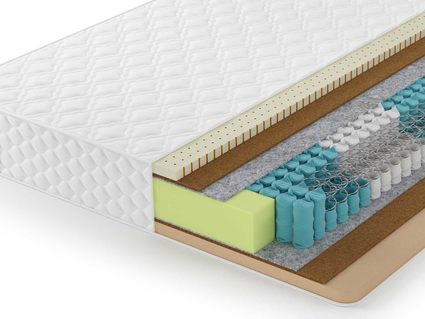 Матрас Lonax Memory-Latex Medium TFK 5 Zone 20