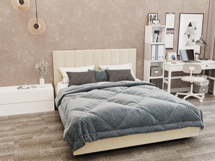 Кровать Димакс Лероса Крем с подъемным механизмом 180х190