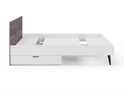 Кровать Сонум Ines Ясень анкор + белый 80х190