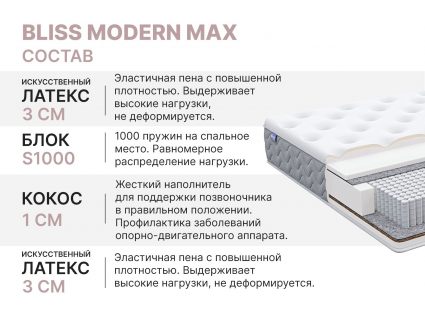 Матрас Димакс Bliss Modern max 60х120