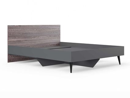 Кровать Сонум Ines Ясень анкор + серый 140х200