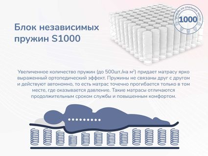 Матрас Димакс Relmas Mix S1000 60х120