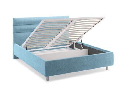 Кровать Сонум Linda Рогожка Графит (с подъемным механизмом) 200х190