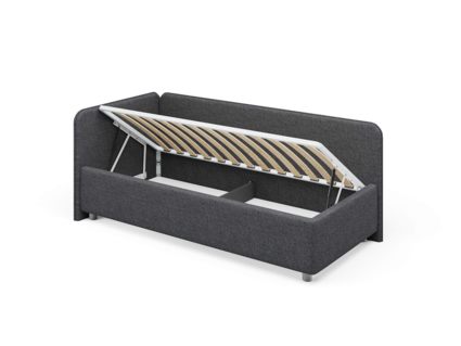 Кровать Сонум Capri Рогожка Песочная (с подъемным механизмом) 120х190