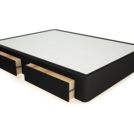 Кровать Mr.Mattress Site Box экокожа Black 90х200