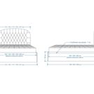 Кровать Lonax Венеция велюр Dolly-2 (с подъемным механизмом) 200х200